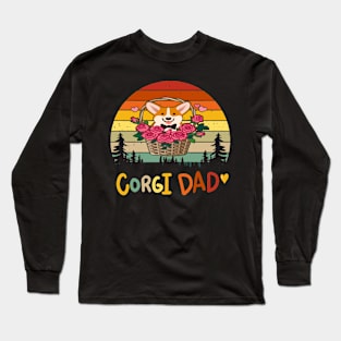 Corgi Dad  (129) Long Sleeve T-Shirt